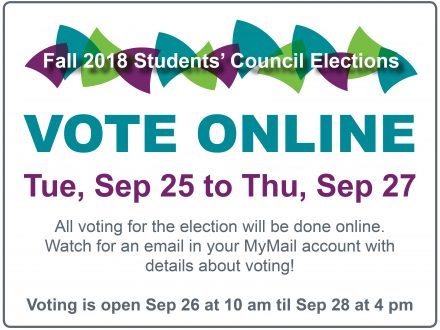 Fall 2018 Students’ Council Elections