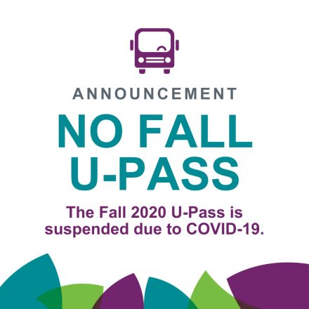 2020 Fall U-Pass Suspended