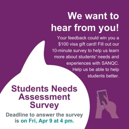 Student Needs Assessment Survey