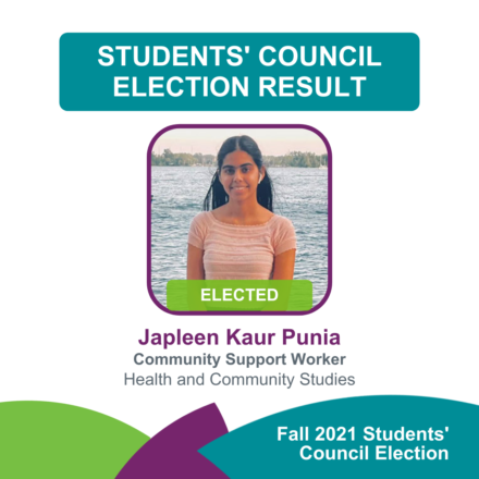 2021 Fall Students’ Council Election Results